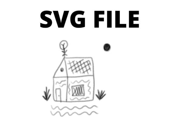 Black House SVG: Graphics for Crafts & Branding