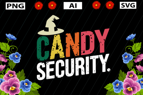Candy Security Graphics for Crafts