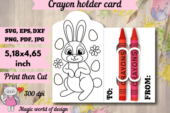 Review: Easter Rabbit and Flowers Coloring Card for Embroidery