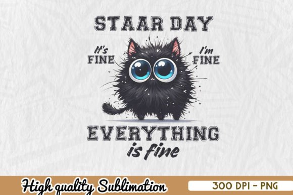 Review: Test Day Black Cat Teacher PNG for Embroidery