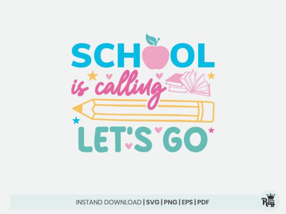 School-is-Calling Graphics for Crafts