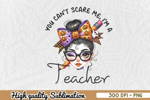 Teacher Halloween PNG: Graphics for Crafts
