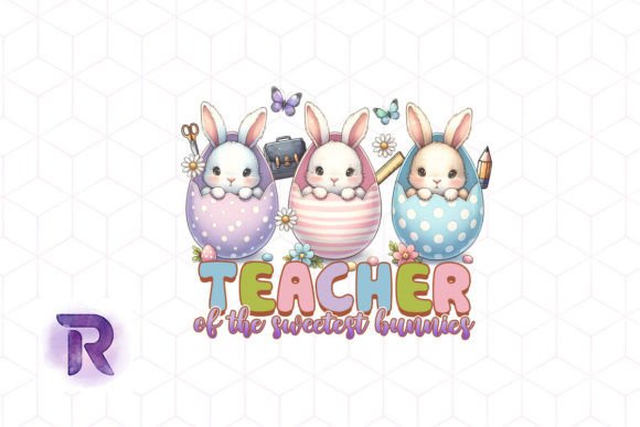 Teacher of the Sweetest Bunny PNG for Crafts & Graphics