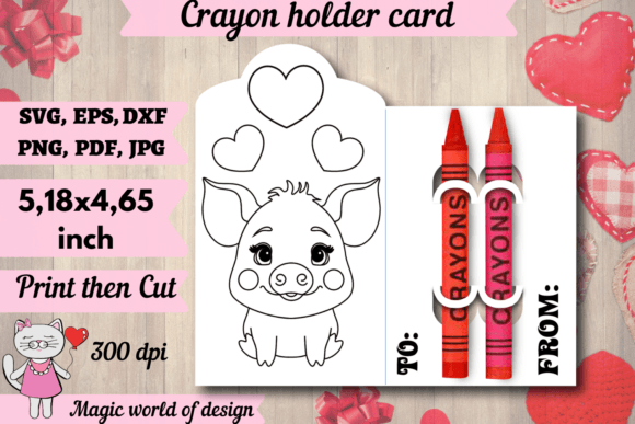 Valentine Pig Graphics for Crafts Review