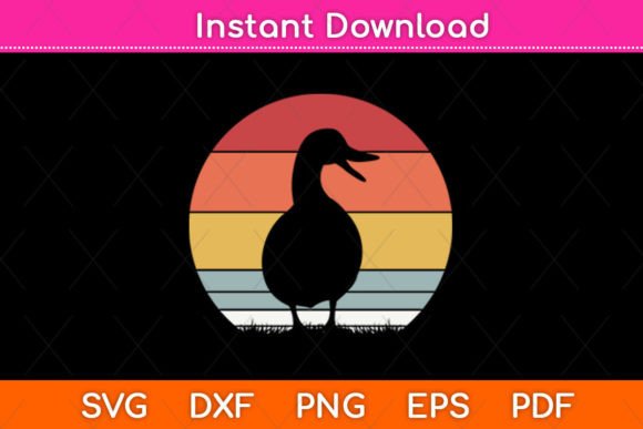Vintage Rubber Duck Graphics for Crafts